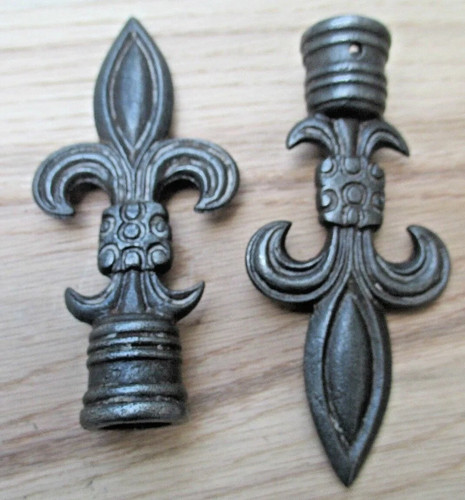 Pair finial ends tapestry - pair,