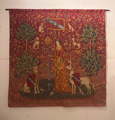 Vintage medieval scene wall - medieval,