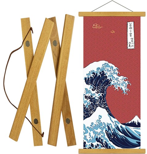 Magnetic tapestry rod - rod,, natural