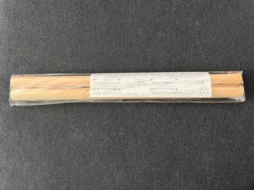Wooden tenugui rod made - -, in