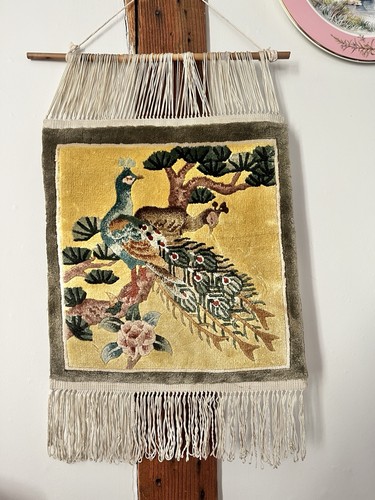 Vintage hand knotted wool - vintage,