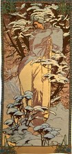 ALPHONSE MUCHA "HIVER"