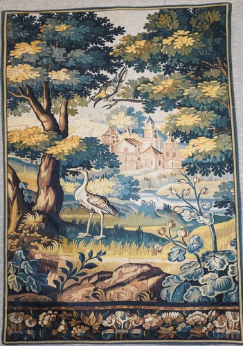 Flemish verdure tapestry wall - flemish,