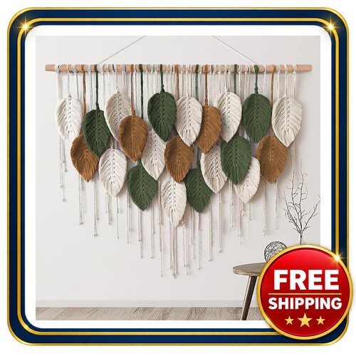 Macrame wall hanging 39x29 5in - macrame, 39x29.5in