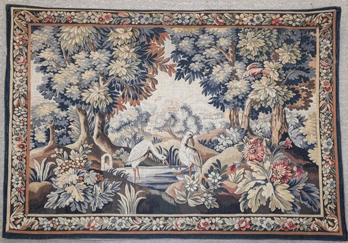 French verdure tapestry wall - verdure,