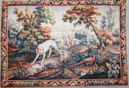 Aubusson verdure tapestry wall - verdure,