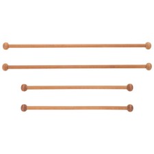 4Pcs Wooden Hanging Pole