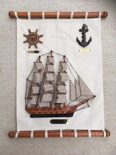 Nautical hanging tapestry - nautical,