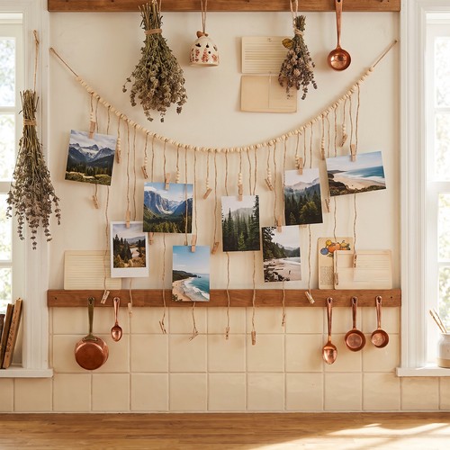 Boho macrame wall hanging - wall,