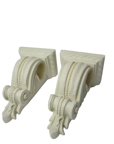 Vintage pair ornate - ornate, drapery